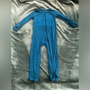 Kickee Pants Blue Kids Footie Pajama